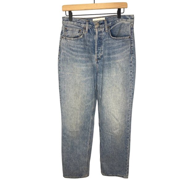 Denim Forum Jeans The Joni High Rise Loose 29L Ladies Buttonfly Size 28 - Picture 8 of 9